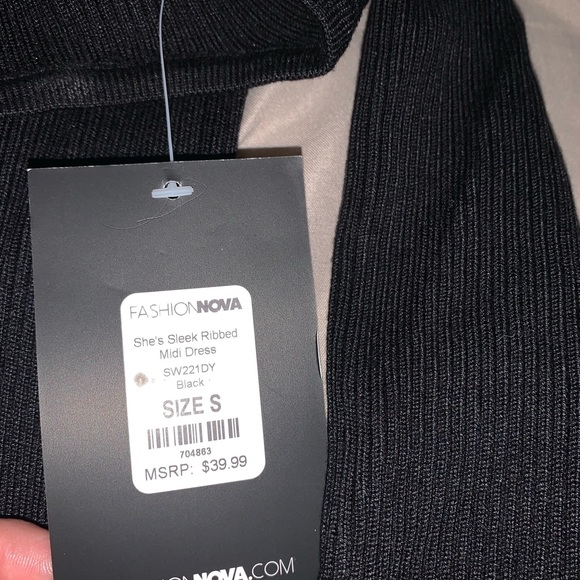 Midi tie back dress - Picture 3 of 3